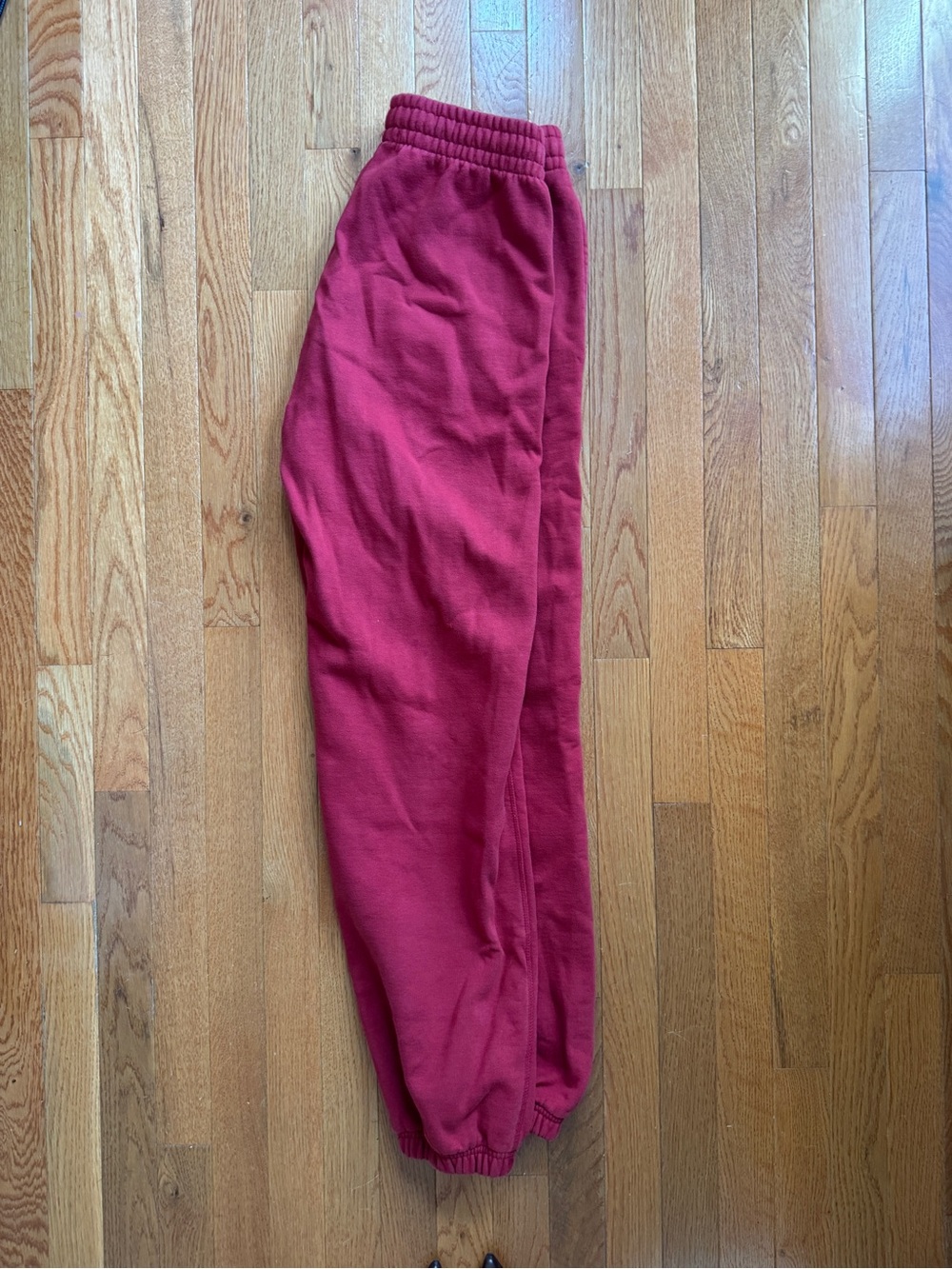 Anine Bing - Karter jogger sweatpants in washed red